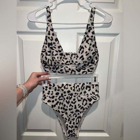 Aerie two piece, high waisted bikini! Super cute!! Silky material! - Picture 1 of 1